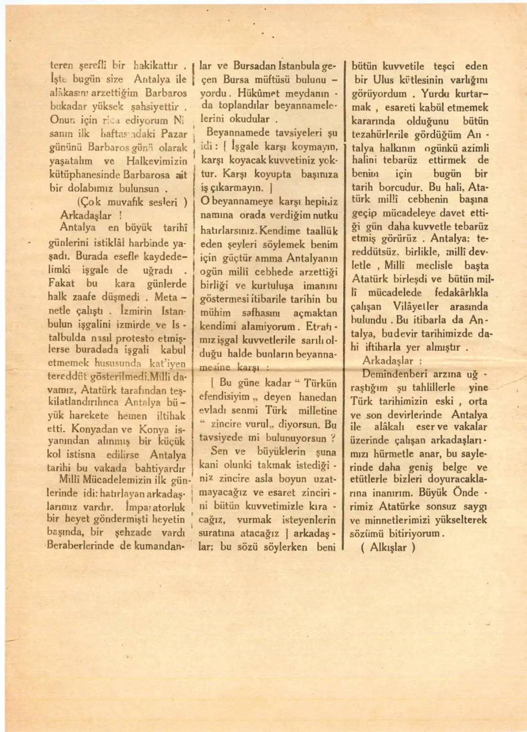 Antalya'nın İlk Milletvekili Mehmet Rasih Kaplan 73. Yıl Önce Vefat Etti 12